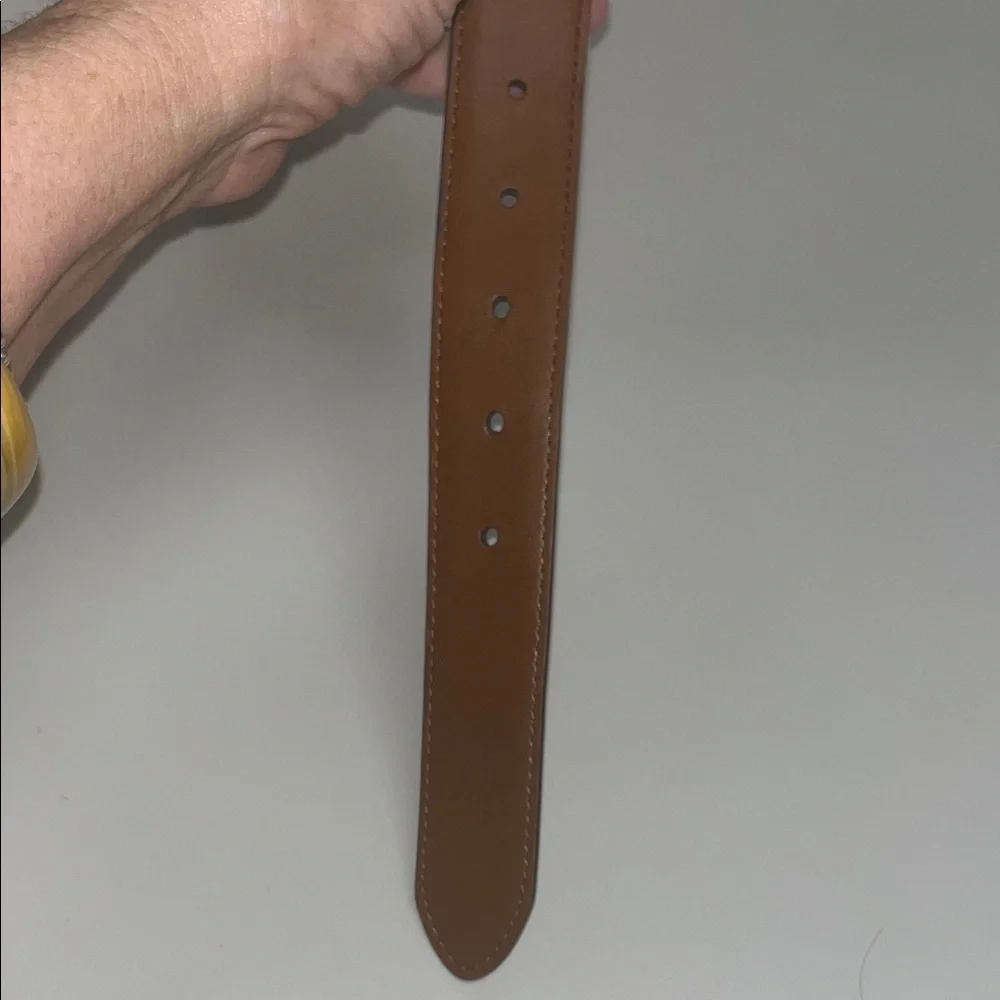 Chaps Brown Leather Men's Belt size 36” inches